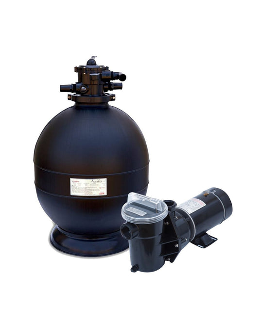 Doughboy: 24" Aquaview Filter & 1.5hp Powerline XP Pump